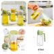 2 in 1 glass cooking oil dispenser bottle & leak proof fine mist sprayer (470ml)